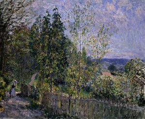 The Road In The Woods — Alfred Sisley