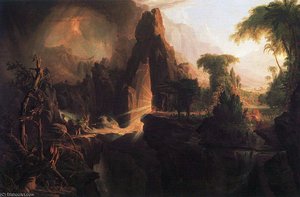 Expulsion From The Garden Of Eden — Thomas Cole