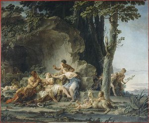 Egle Et Silene — Noël Hallé