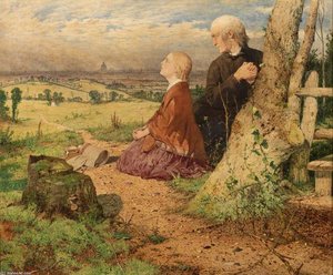 Little Nell And Her Grandfather Leaving London — John Ritchie