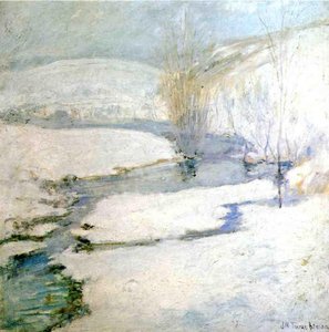 Winter Landscape — John Henry Twachtman, Impressionism