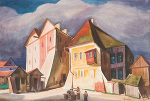 A street in Kazimierz on the Vistula