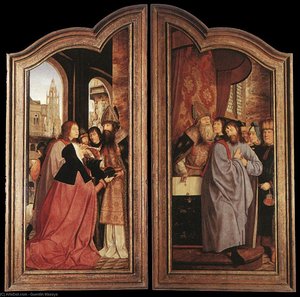 St Anne Altarpiece (closed) — Quentin Massys