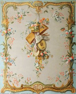 Decorative Wall Panel With Musical Instruments — Dieudonné Deneux