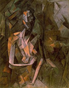 Mujer Desnuda Sentada — Pablo Picasso