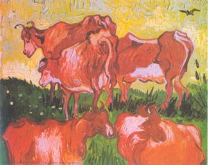 Cows (after Jorsaens) — Vincent Willem Van Gogh