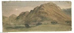Borrowdale By Moonlight Recto The Bridge At Watendlath Verso — John Constable