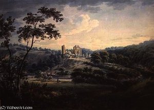 Rosslyn castle, midlothian