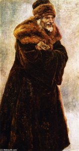Figure Of A Grinning Priest (study) — Vasily Ivanovich Surikov