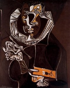 Portrait Of A Painter (as El Greco) — Pablo Picasso, Cubism