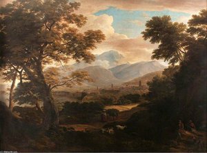 Landscape In Italy — Ramsay Richard Reinagle, Neoclassicism