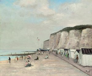The Cliffs In Normandy, (1980) — Marcel Dyf