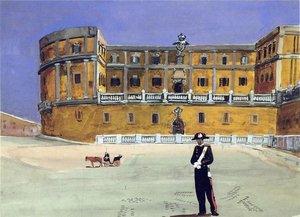 Square In Rome — Aleksandr Deyneka