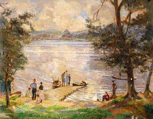 Morning by the Lake