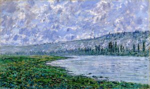 The Seine And The Chaantemesle — Claude Monet