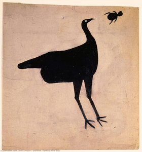 Untitled [turkey With Bug] — Bill Traylor