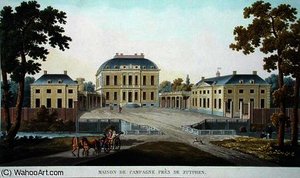 Country House Near Zutphen — Pierre Jacques Goetghebuer