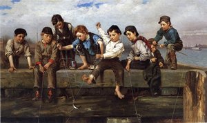 A Thrilling Moment — John George Brown