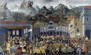 Augsburg Labours Of The Month: Spring (january, February, March) — Jörg Breu The Younger, Renaissance