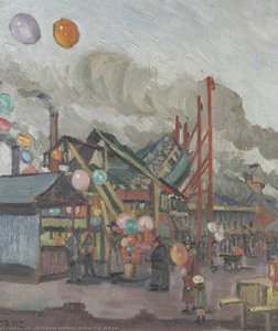 Balloon Stall, Hull Fair — Eileen Bessie Anderson