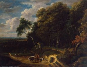 Landscape With A Herd — Jacques D' Arthois, Baroque