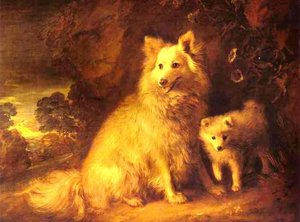 Pomeranian Bitch And Pup — Thomas Gainsborough