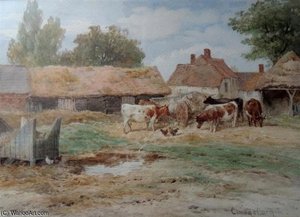 A Farmyard — Claude Cardon