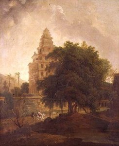 Travellers On A Path — Thomas Daniell