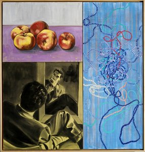 Mirror (blue) — David Salle
