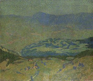 Landscape In Valtellina — Emilio Longoni