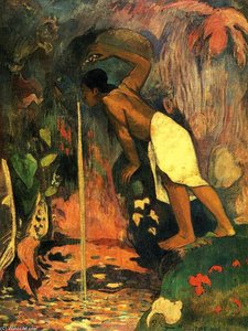 Pape Moe (also Known As Mysterious Water) — Eugène Henri Paul Gauguin
