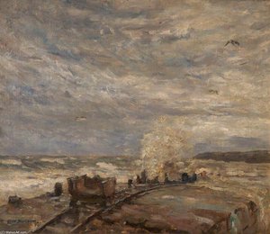The High Tide, Runswick Bay, North Yorkshire — Frederick William Jackson