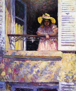 Fillette À La Fenêtre — Henri Lebasque