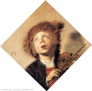 A Boy With A Viol — Frans Hals