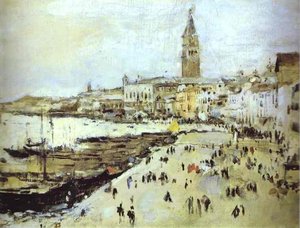 Seaside In Venice — Valentin Alexandrovich Serov