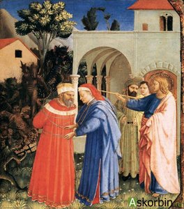 The Apostle St James The Great Freeing The Magician Hermogenes — Fra Angelico, Early Renaissance
