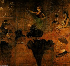 The Morisca Dance — Henri De Toulouse-lautrec, Post-impressionism