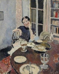 Woman At A Table — Carel Victor Morlais Weight