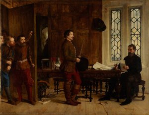 The Messenger Of Evil Tidings — William Fettes Douglas