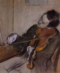 The Violist — Edgar Degas
