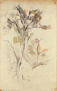 Arbres — Paul Cézanne, Impressionistic Landscape
