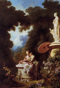 The Confession Of Love — Jean-honoré Fragonard