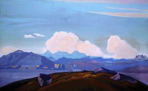 View Of Everest From Tibet — Nicholas Roerich, Symbolism