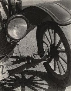 Ford Car, Ford Headlight And Wheel — Ralph Steiner