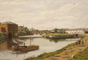 Barton Corn Mill And Aqueduct — William Worthington Jolley