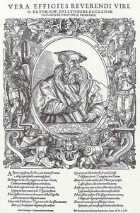 Portrait Of Pastor Heinrich Bullinger, Zurich Reformer — Tobias Stimmer