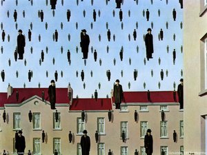 Golconda — René Magritte