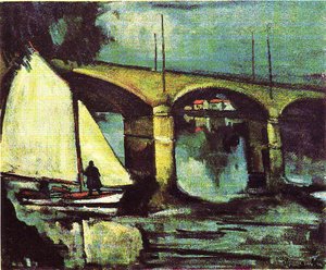 The Bridge Of The Railway At Chatou — Maurice De Vlaminck