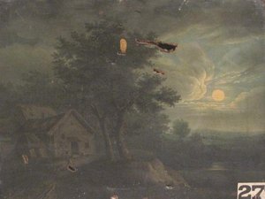 Paysage Avec Effet De Lune — Babey Théodore