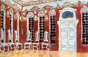 Hall in the Palace (also known as Stage design for The Ice House opera)